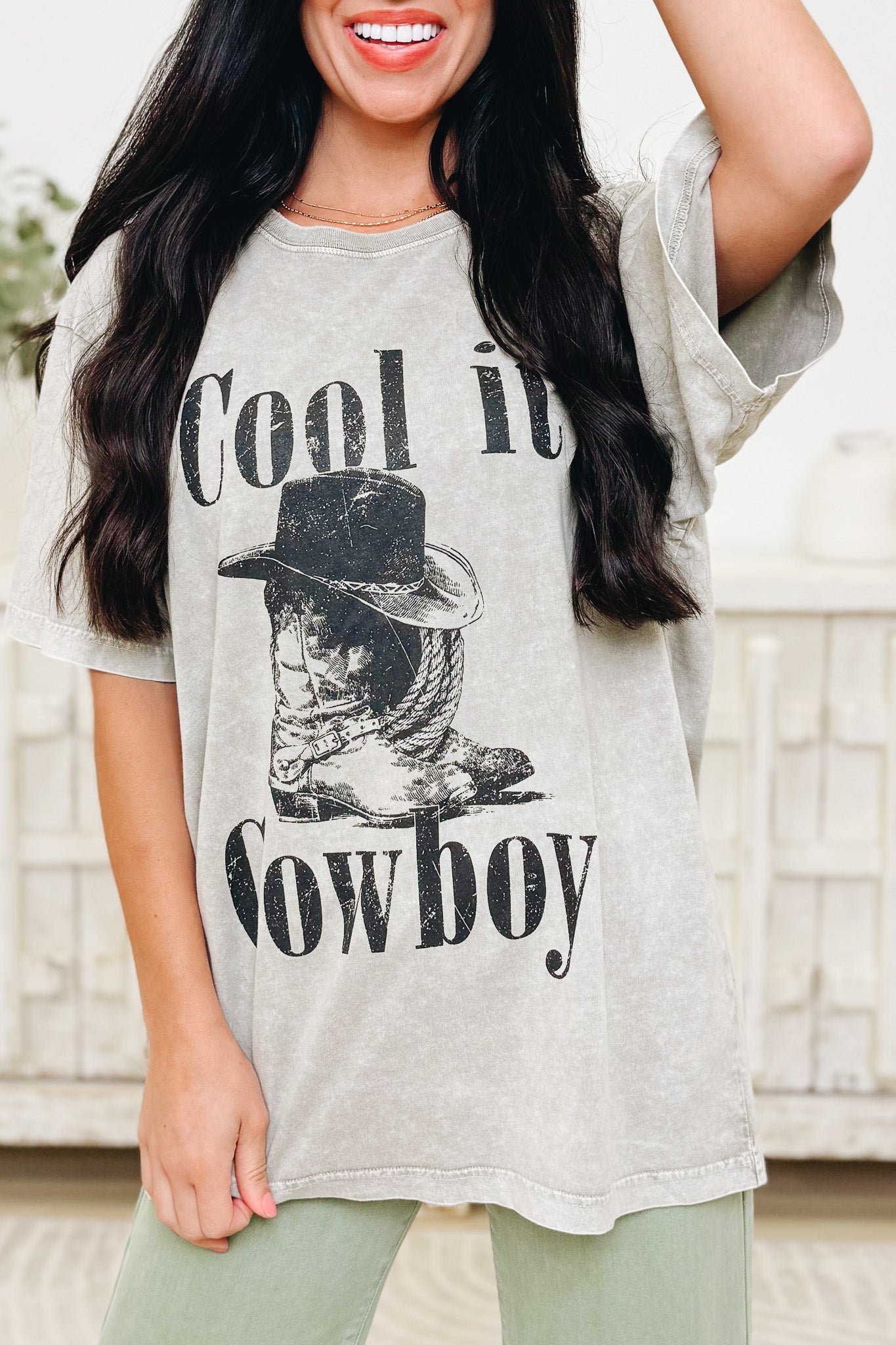 Cool It Cowboy Graphic Tee - 3 Colors!