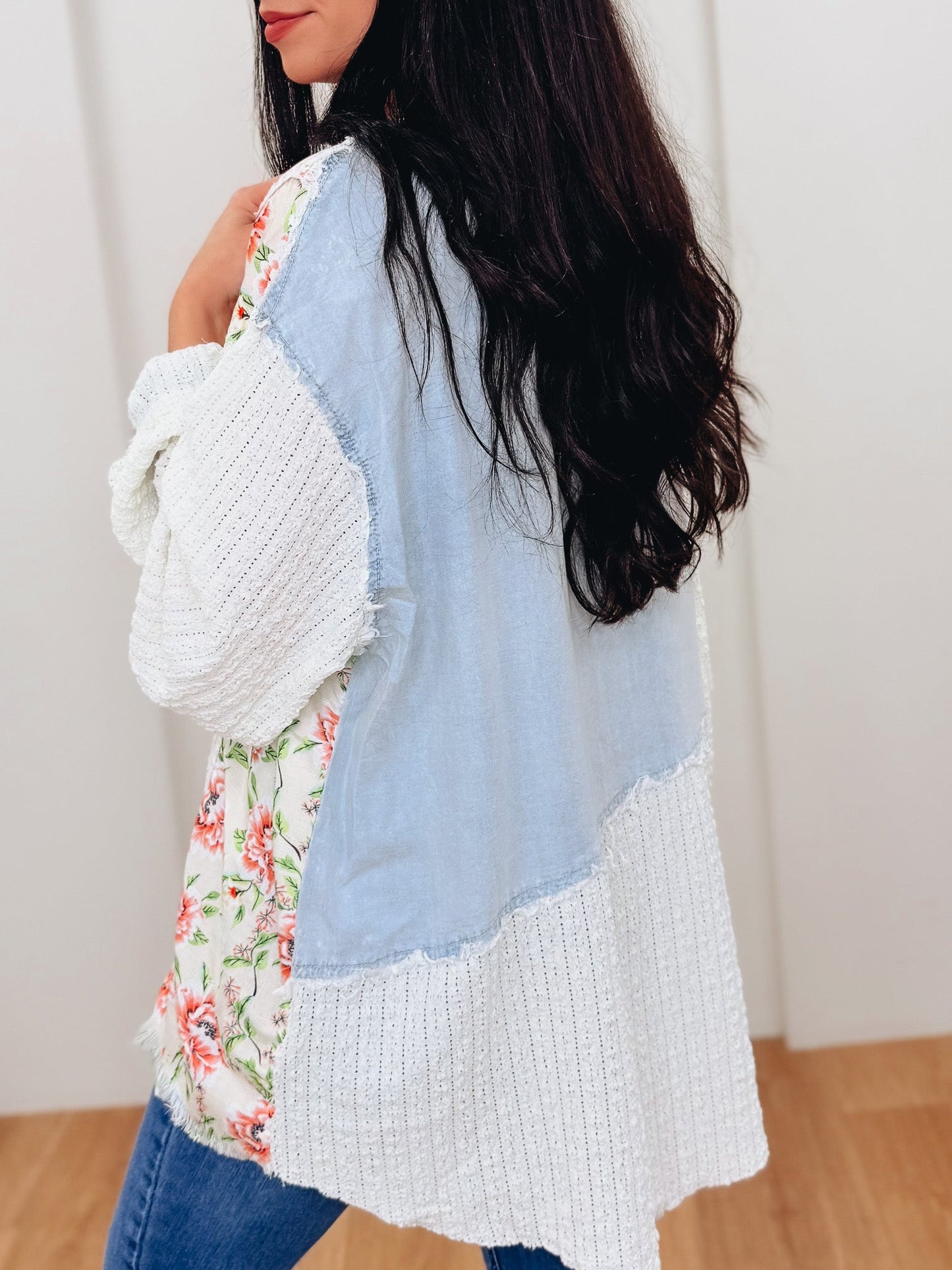 Split Decisions Button Down Top - 2 Colors!
