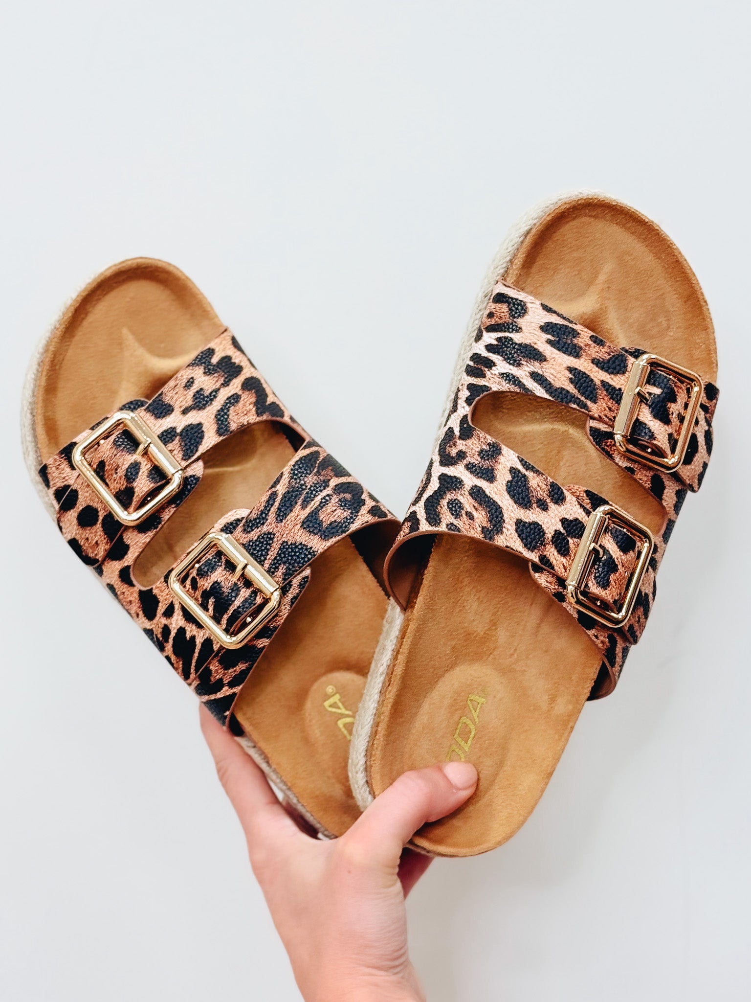 The Marfa Platform Sandal - Leopard