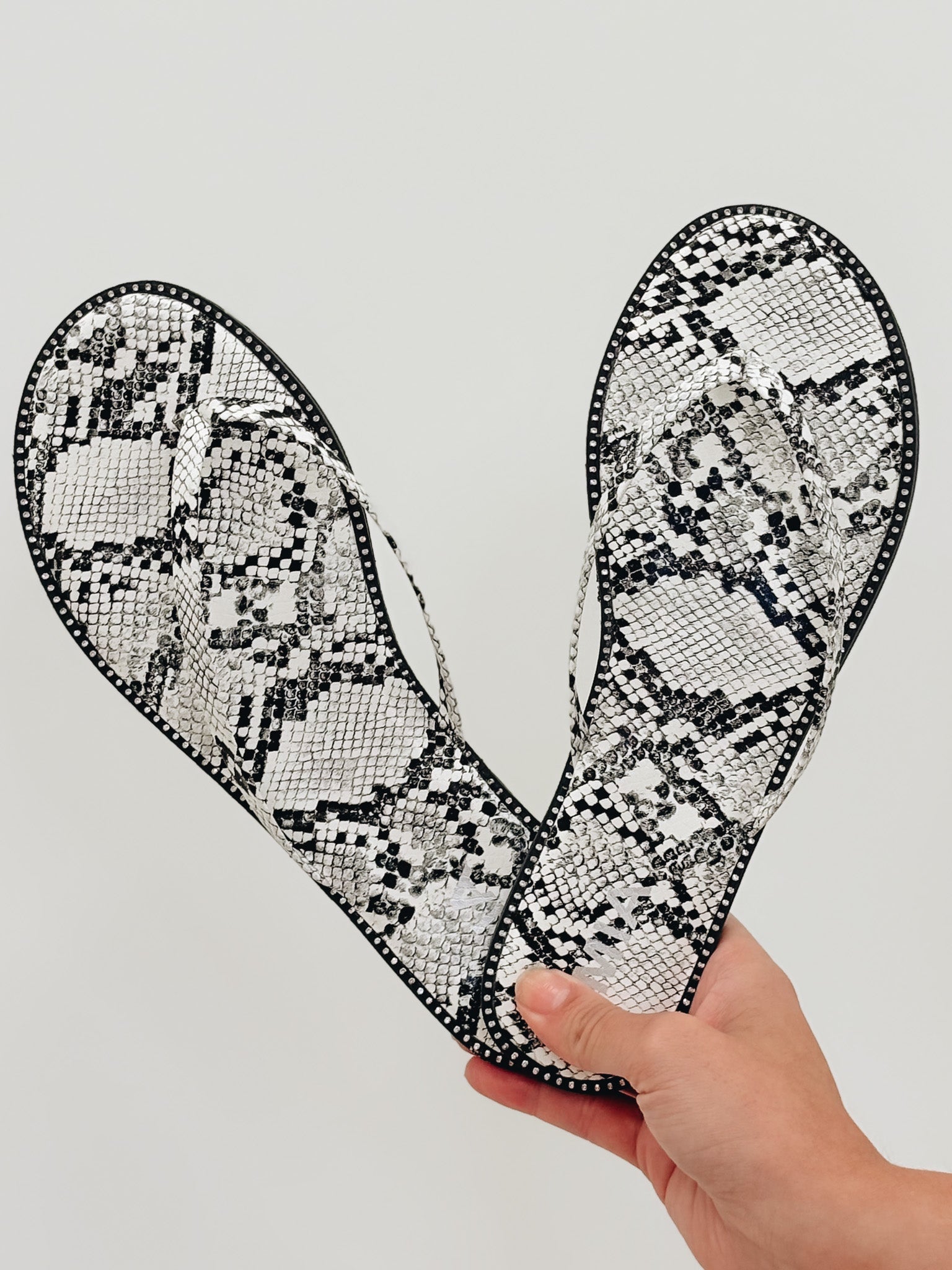 MIA Aster Sandals - Snake Patent