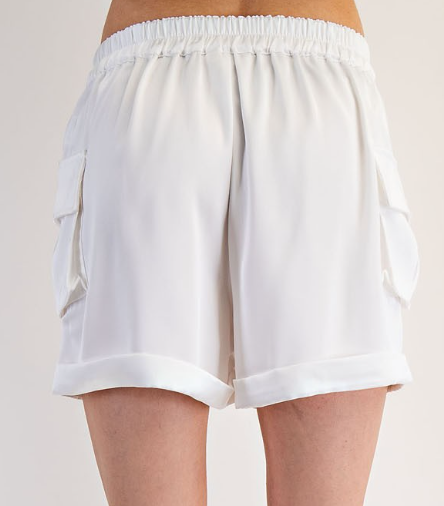 Soft Glow Satin Shorts - 3 Colors!