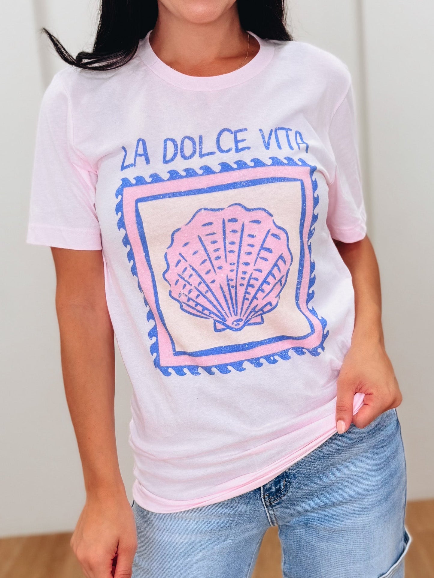 La Dolce Vita Shell Tee - 2 Colors!