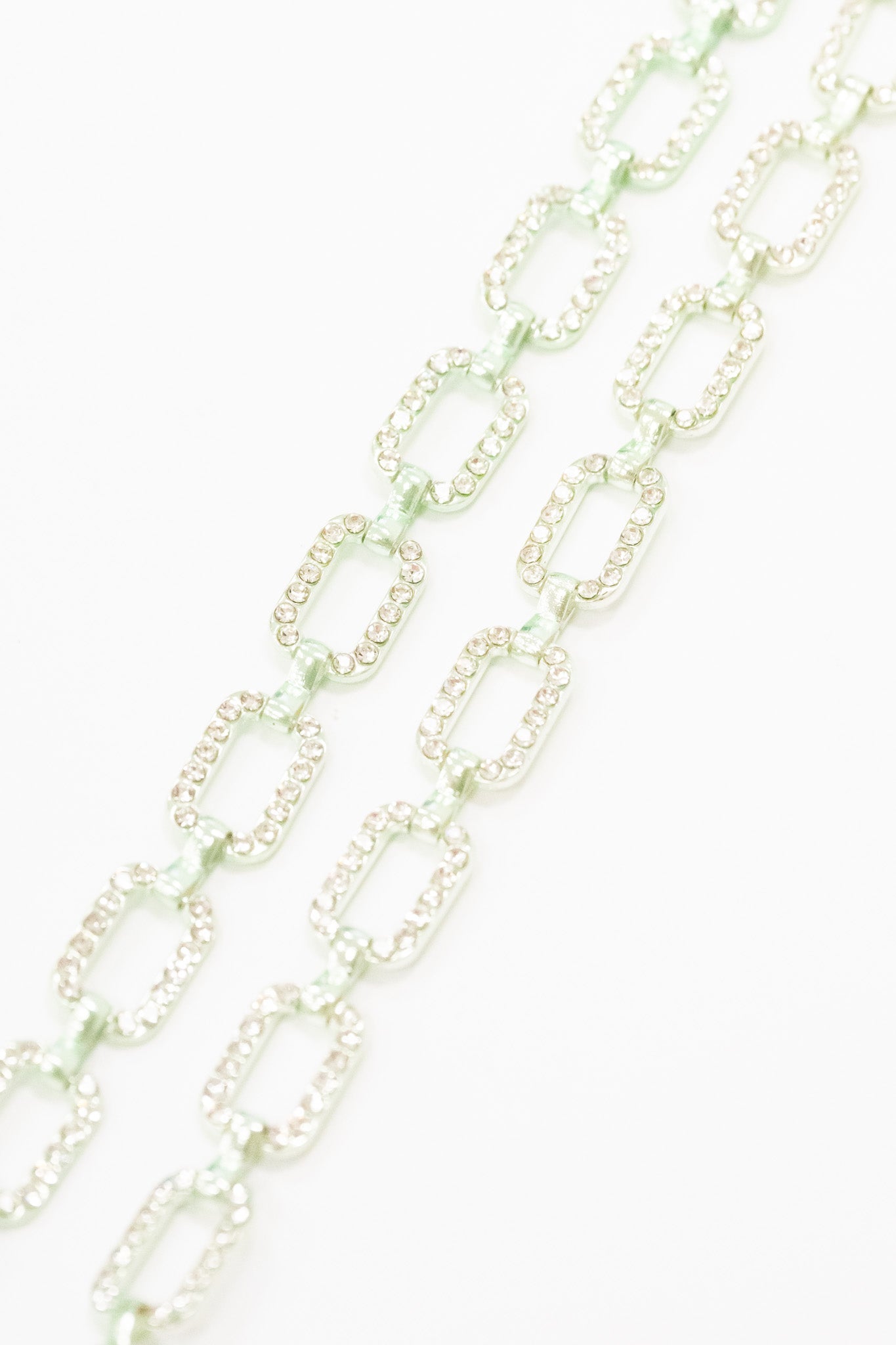 Becca Necklace - Metallic Pastel Mint