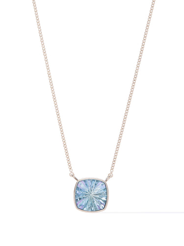 Barcelona Necklace - Metallic Linen Diamond Dust - By Alexa Rae