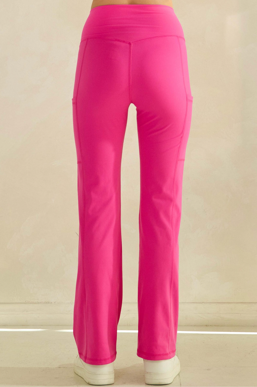 Seize The Day Straight Leg Leggings w/ Pockets - 4 Colors!