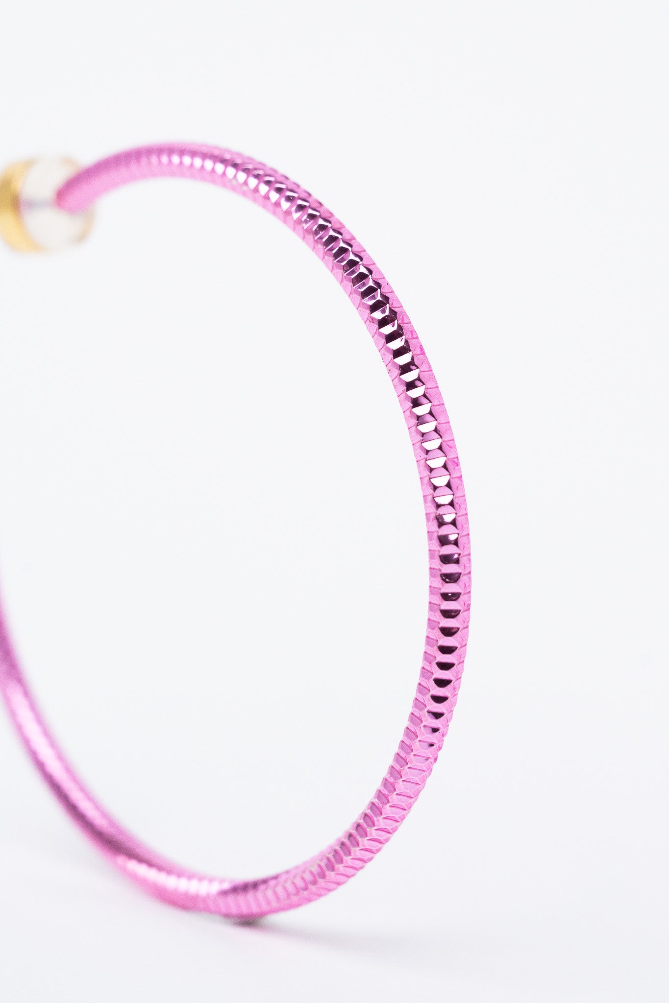 Walk In Memphis Earrings - Metallic Cosmopolitan Pink