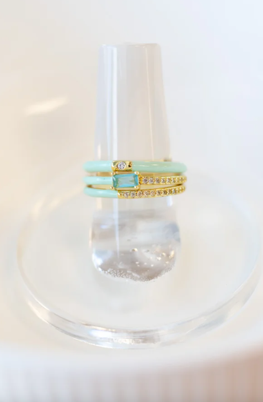 Cyndi Ring Set Of 3 - Multiple Colors!