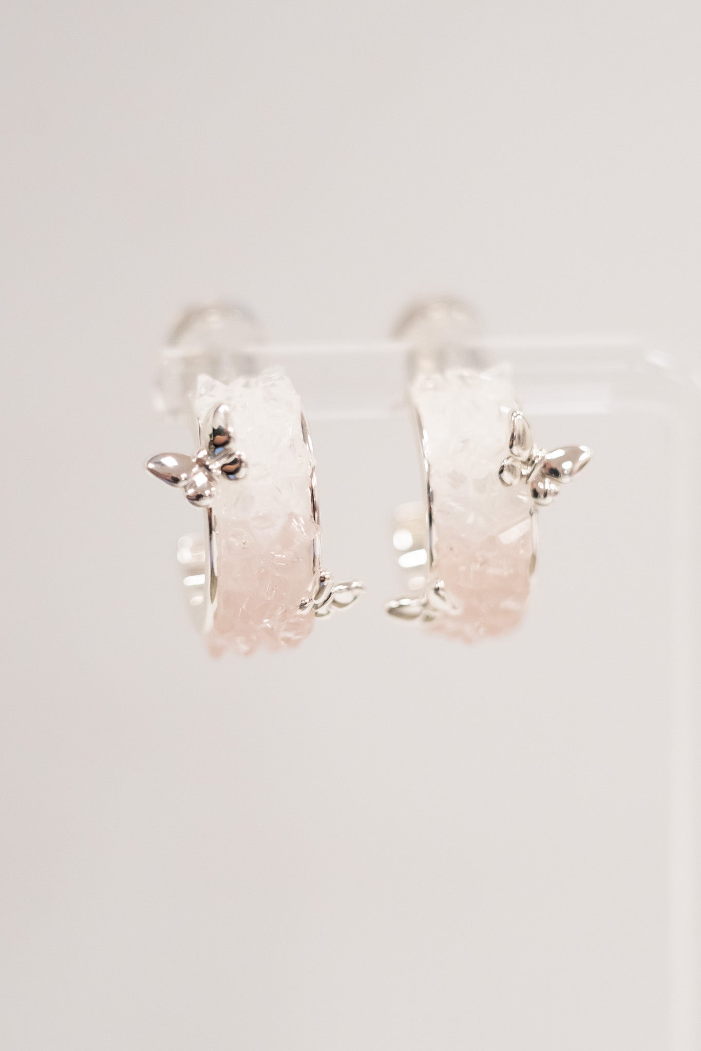 Butterfly Kisses Earrings - Petal