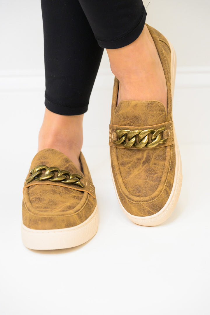 Corky's Chain Reaction Shoes - Tan