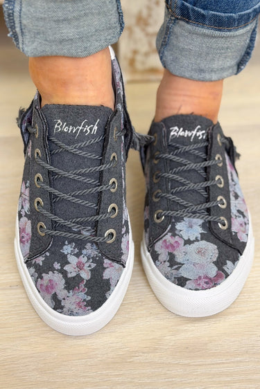 Blowfish Martina Sneakers - Charcoal - By Alexa Rae