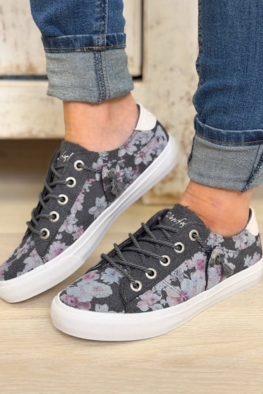 Blowfish Martina Sneakers - Charcoal - By Alexa Rae