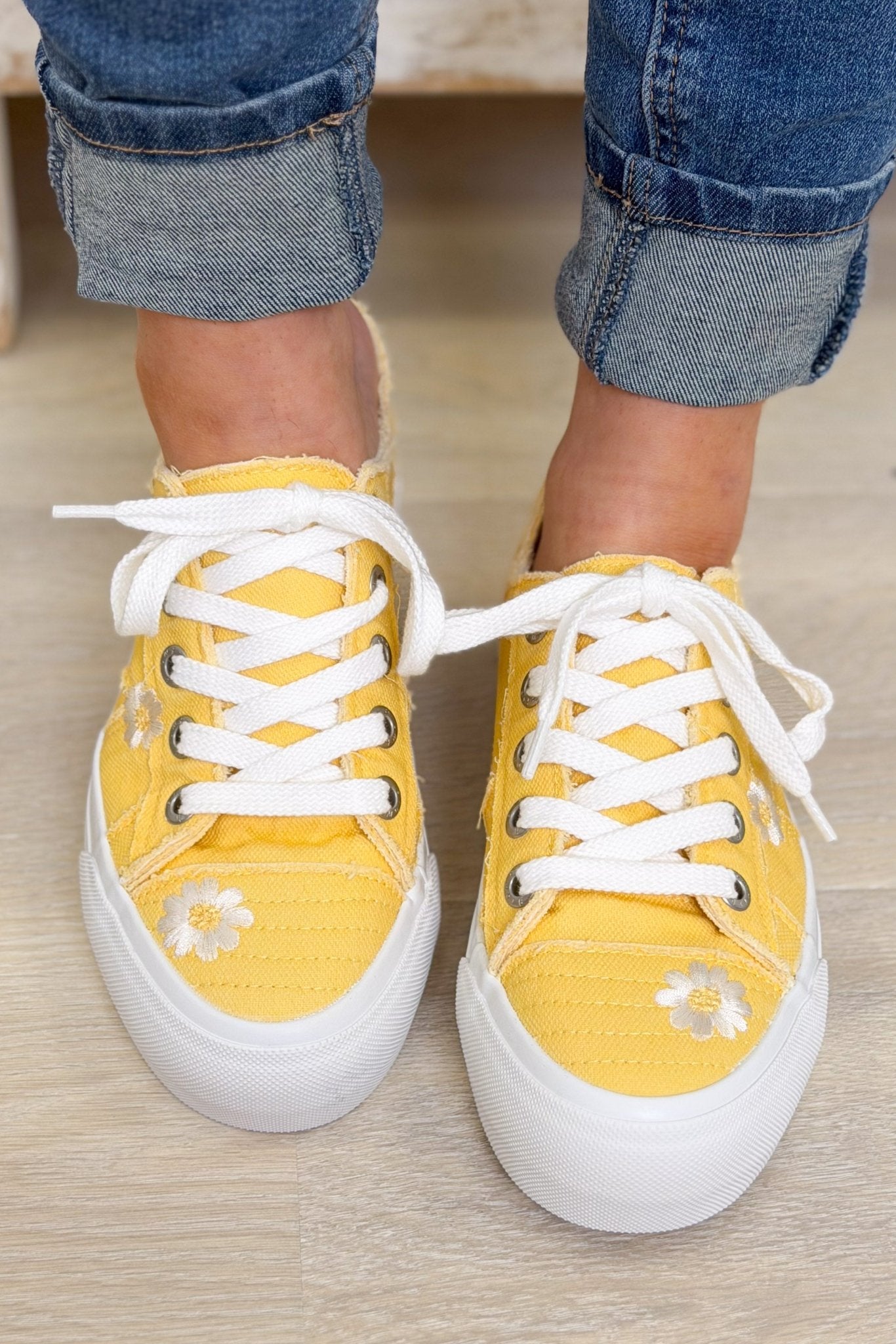 Blowfish Sadie Sun Sneakers - Butter Yellow - By Alexa Rae