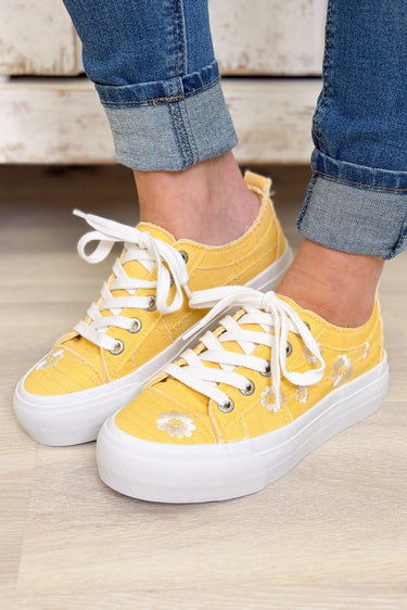 Blowfish Sadie Sun Sneakers - Butter Yellow - By Alexa Rae