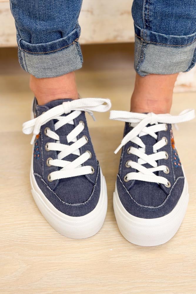 Blowfish Sadie Sun Sneakers - Navy - By Alexa Rae