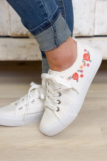 Blowfish Very Sadie Sneakers - White - By Alexa Rae