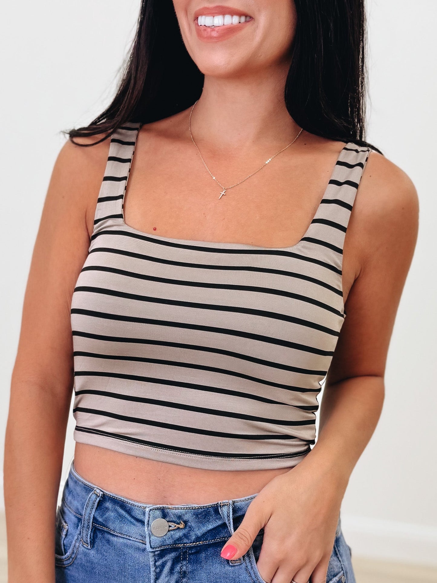 Sunkissed Stripes Tank Top - 3 Colors!