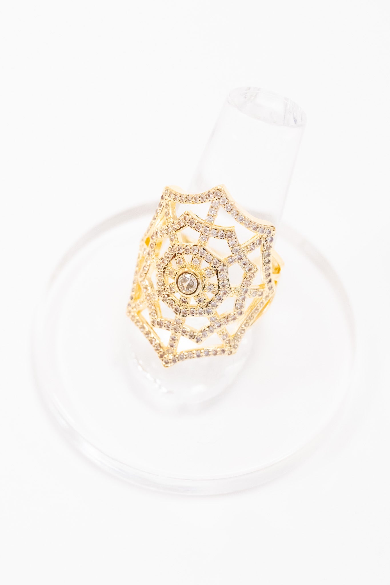 Glam Web Ring - 2 Colors!