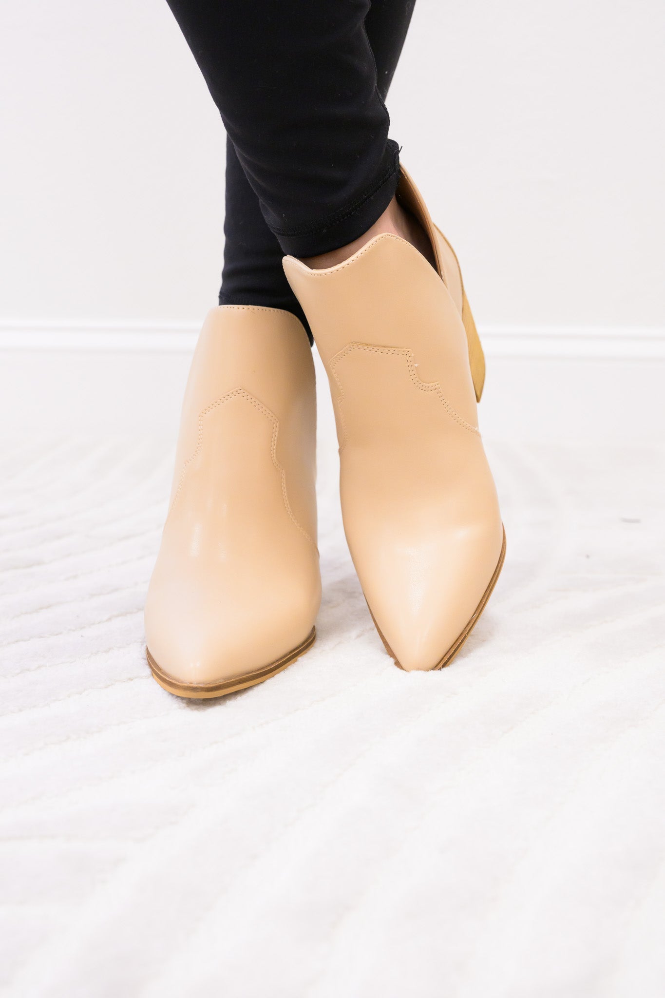 Brooklyn Western Ankle Booties - 2 Colors!