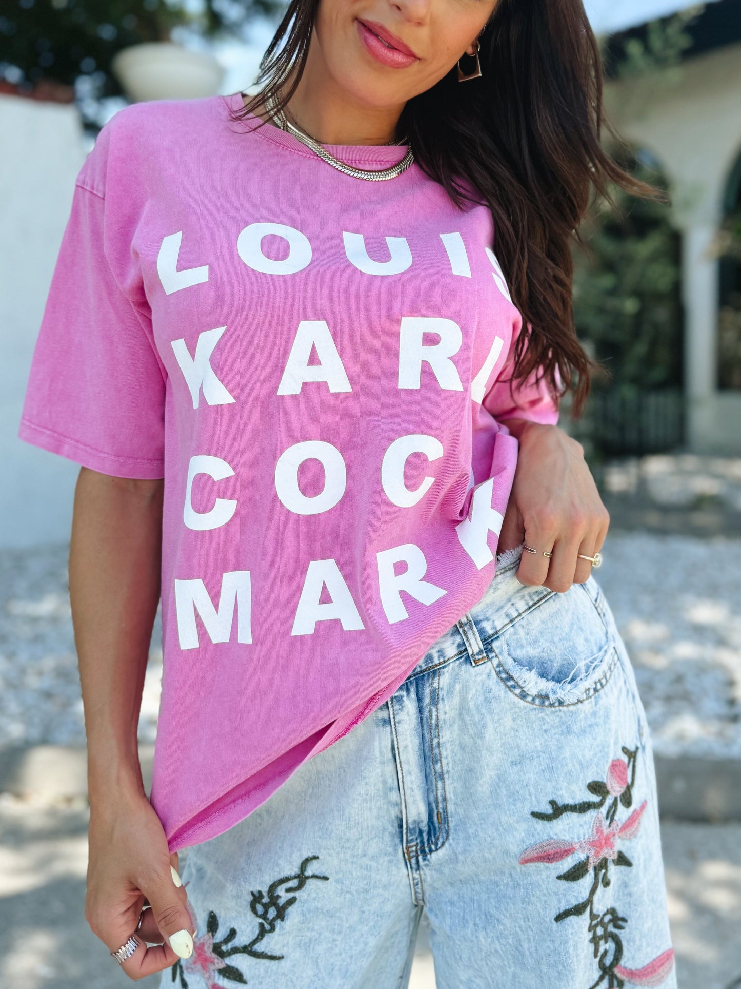 The Famous One Graphic Top