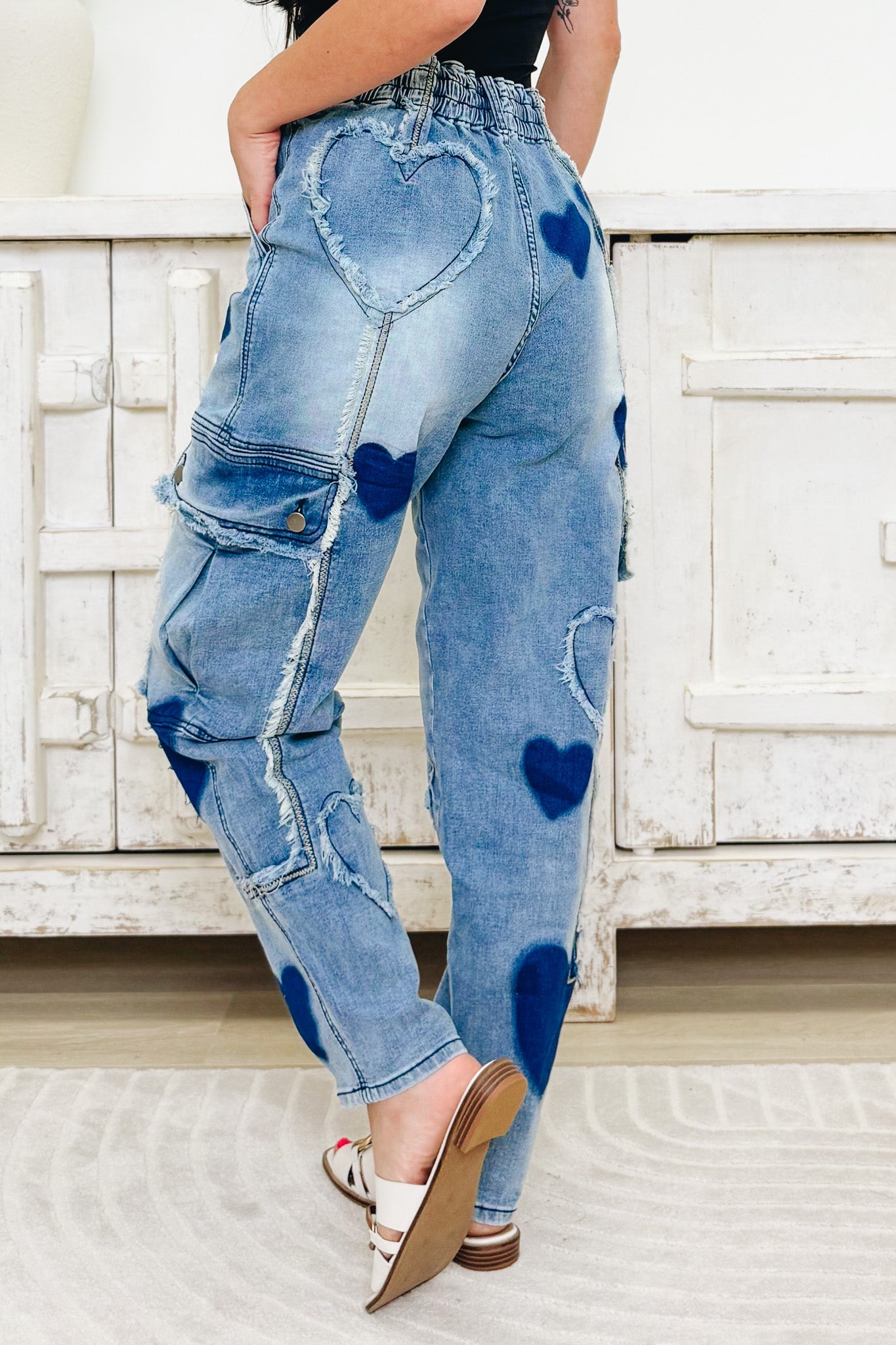 The Key To My Heart Jeans - Denim