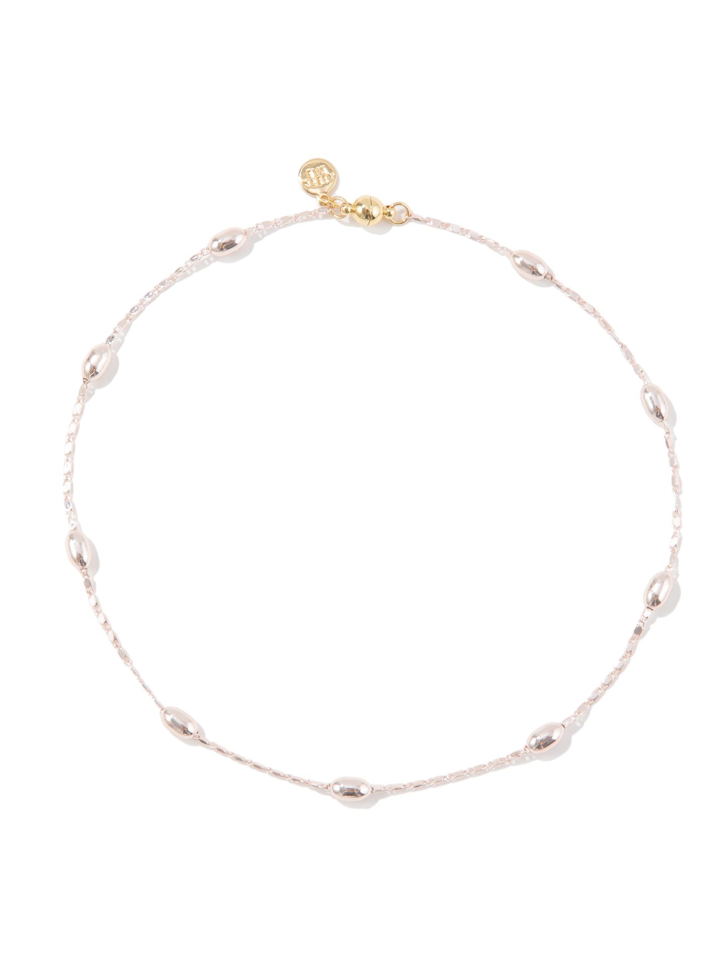 May Necklace - Metallic Coconut