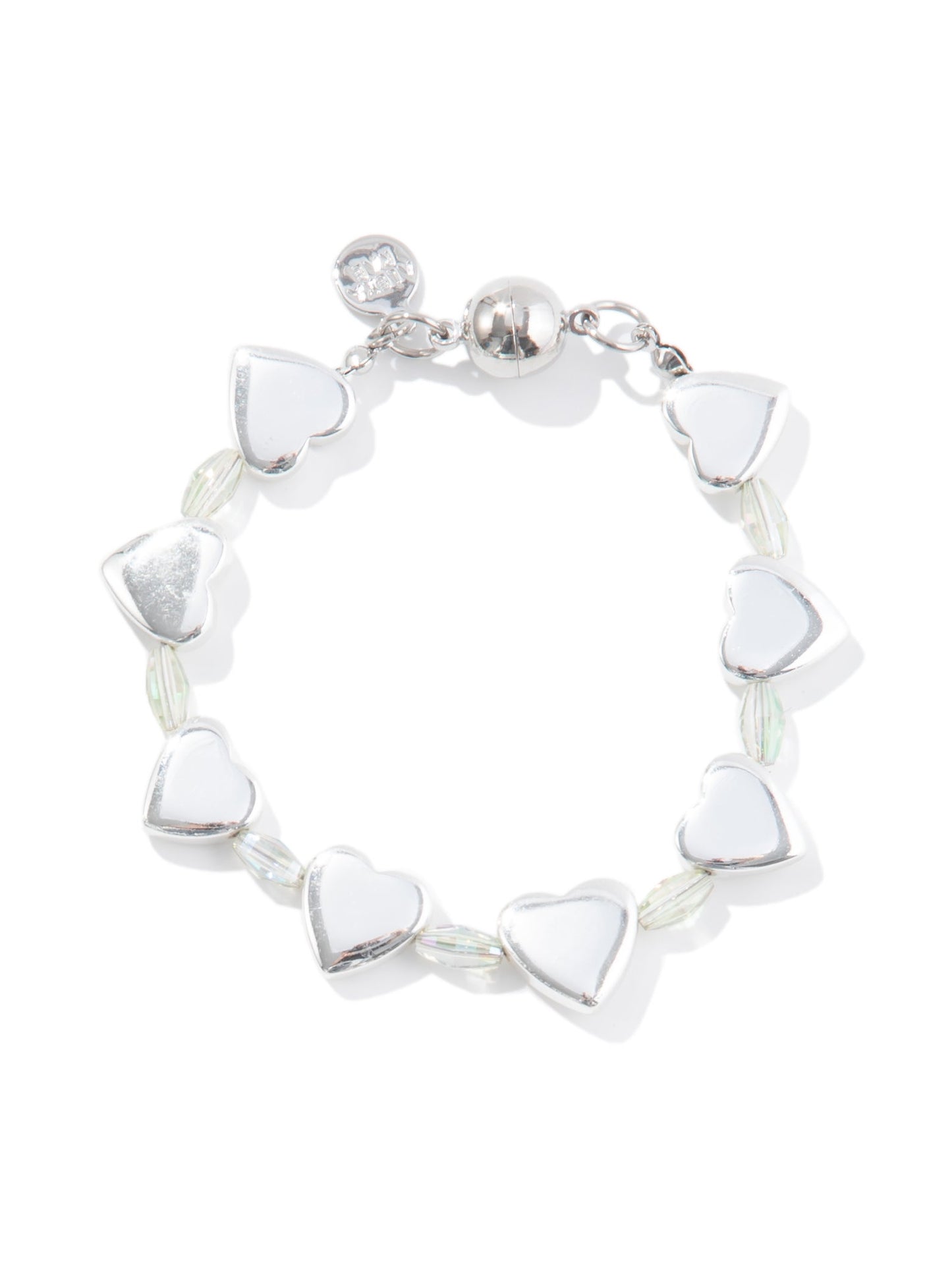 Hearts Of Light Bracelet - Liquid Metallic Pearl White