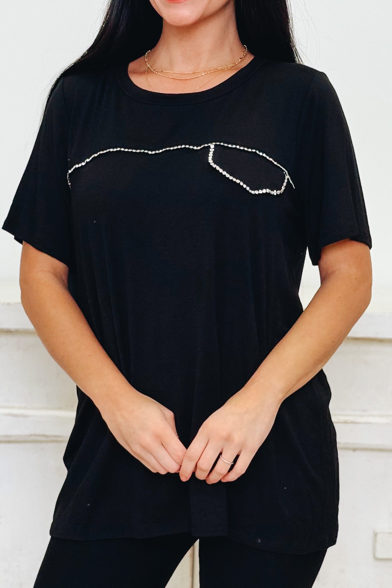 Pocketful Of Sparkle Top - 3 Colors !
