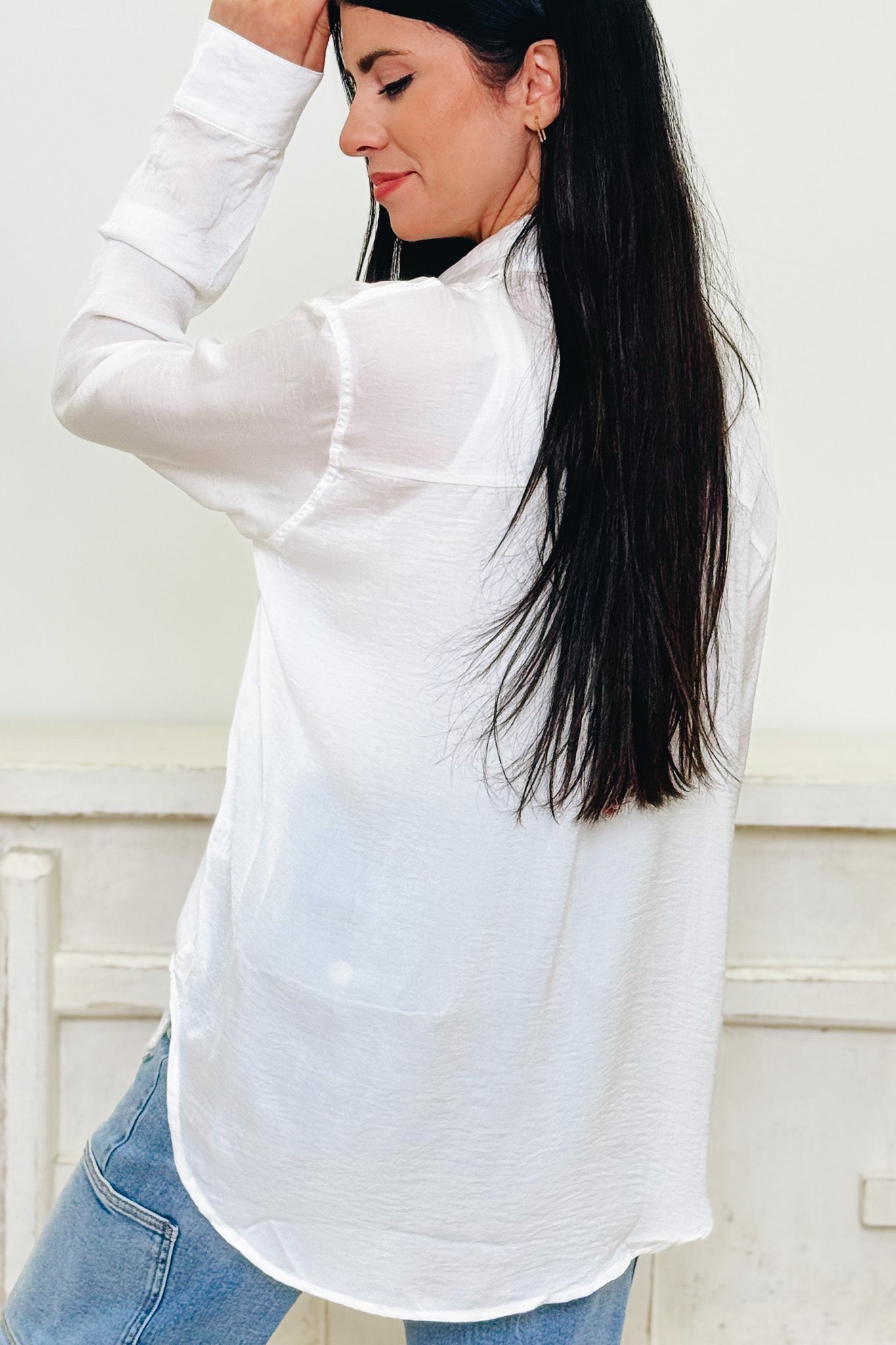 Silky Smooth Button Down Top - 5 Colors!