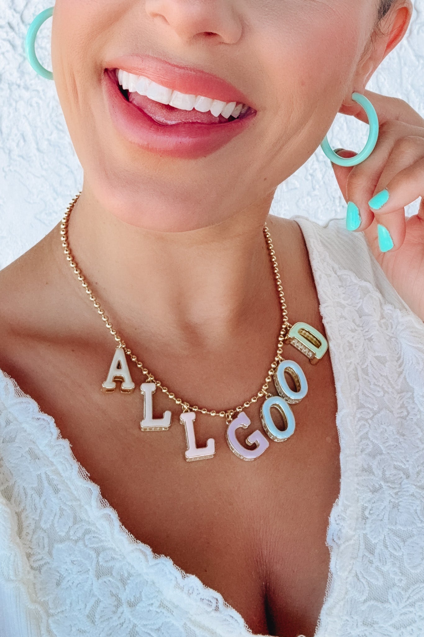 All Good Necklace - Pastel Multi