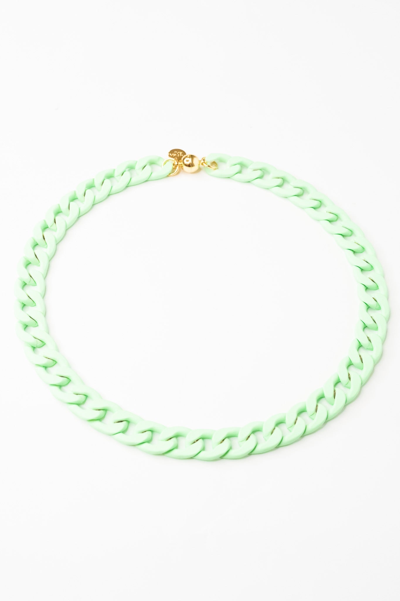 Shakira Necklace - Matte Neon Green
