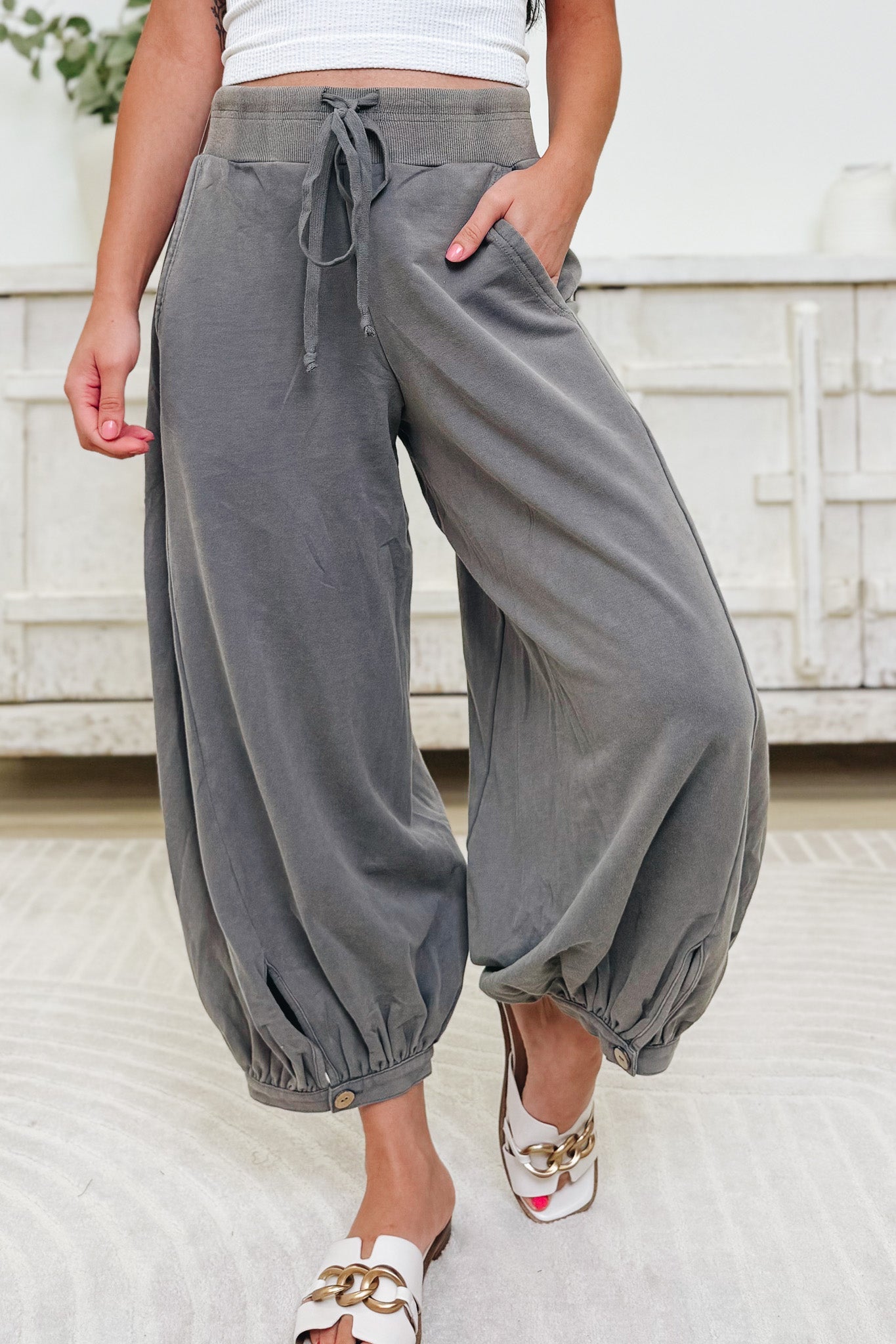 Bubbly Sensation Jogger Pants - 3 Colors!