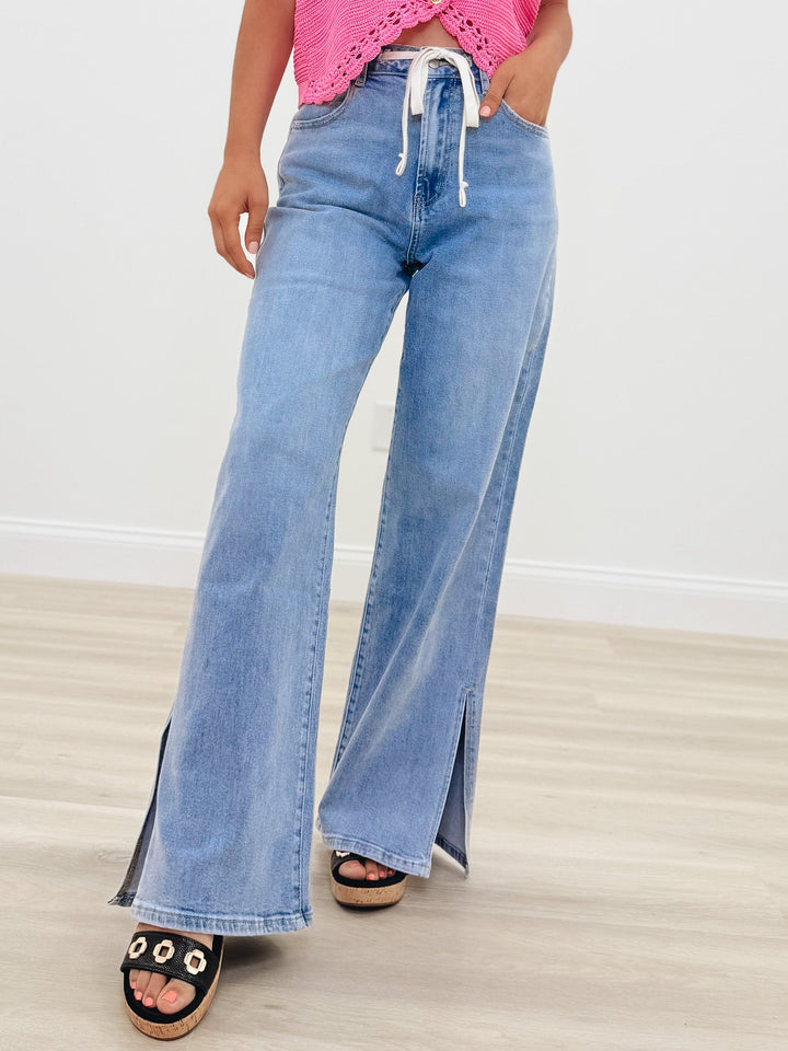 Blue Angel By Anniewear - High Rise Wide Leg Jeans