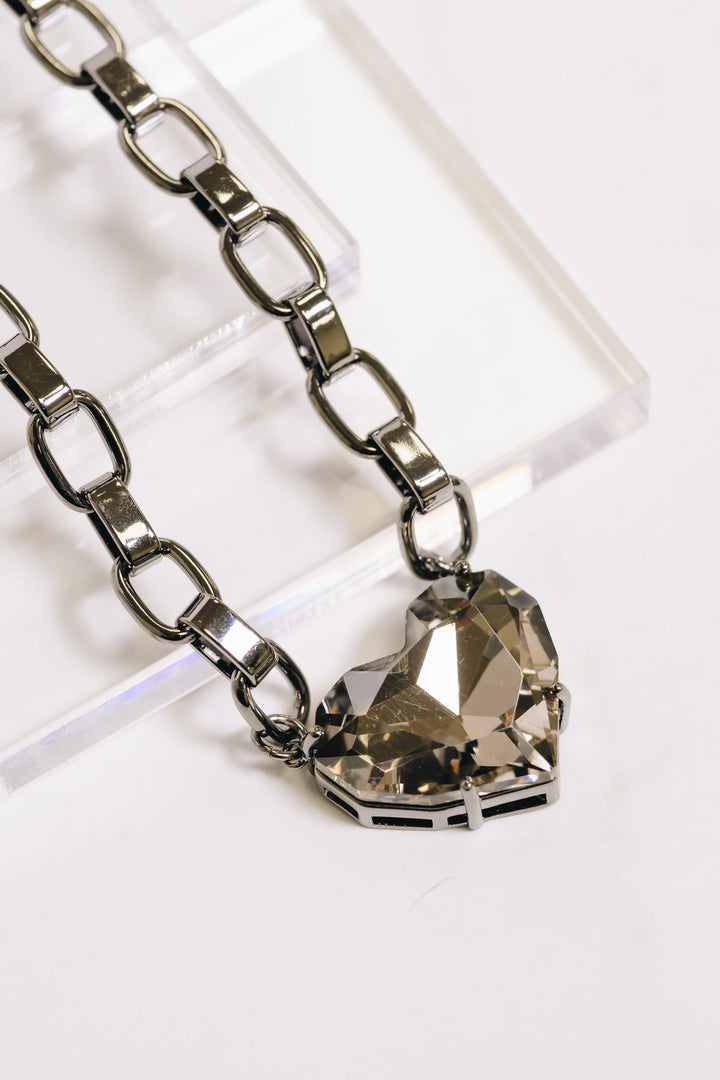 Summer Love Necklace - Gunmetal