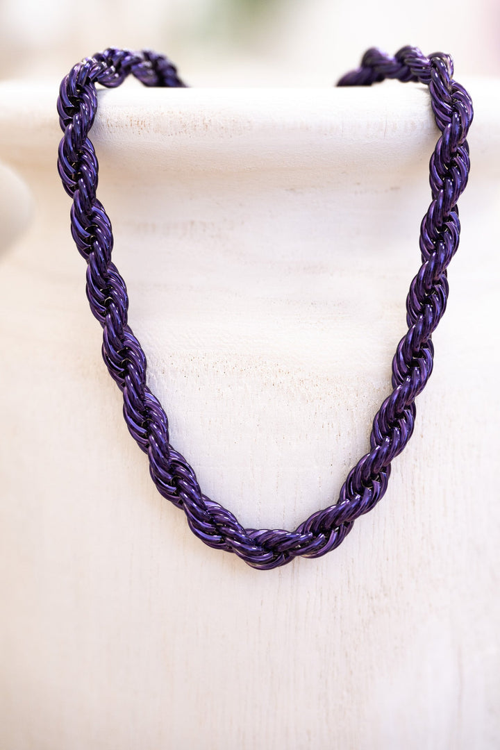 Mega Pint Paradise Necklace - Liquid Metallic Royal Crown