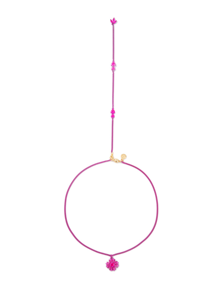 Soho Club Necklace - Liquid Metallic Party Pink