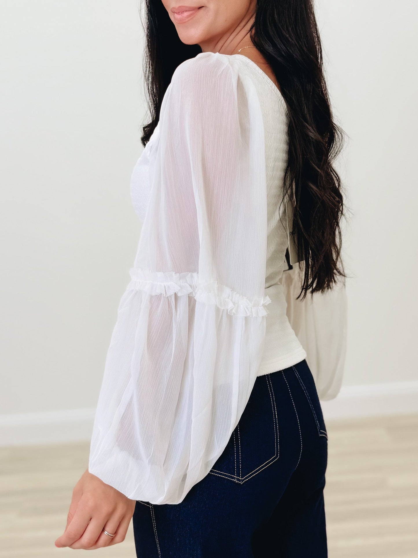 Flutter & Flare Top - 2 Colors!