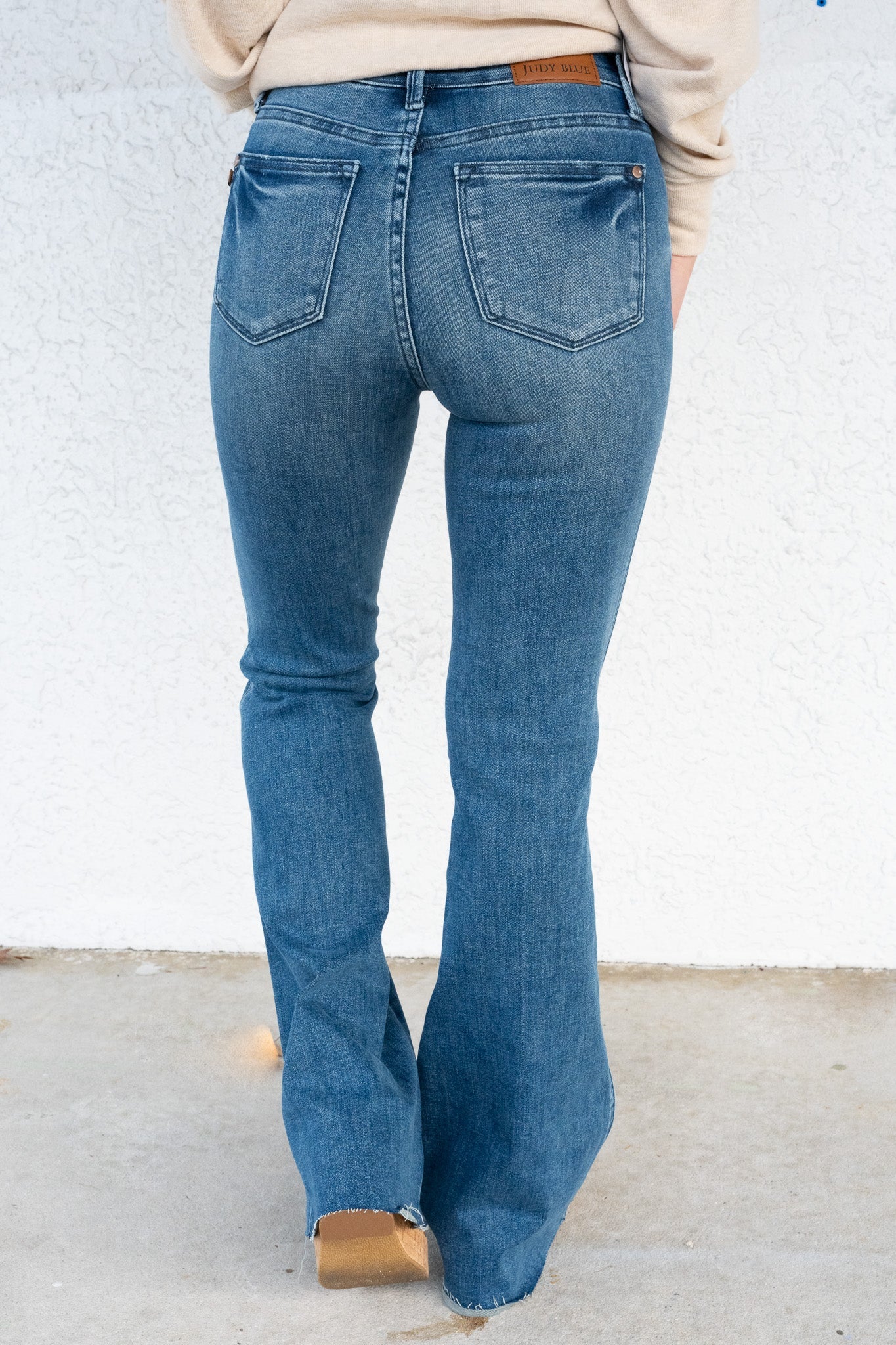 Tasteful By Judy Blue - Mid Rise Tummy Control Vintage Flare Jeans