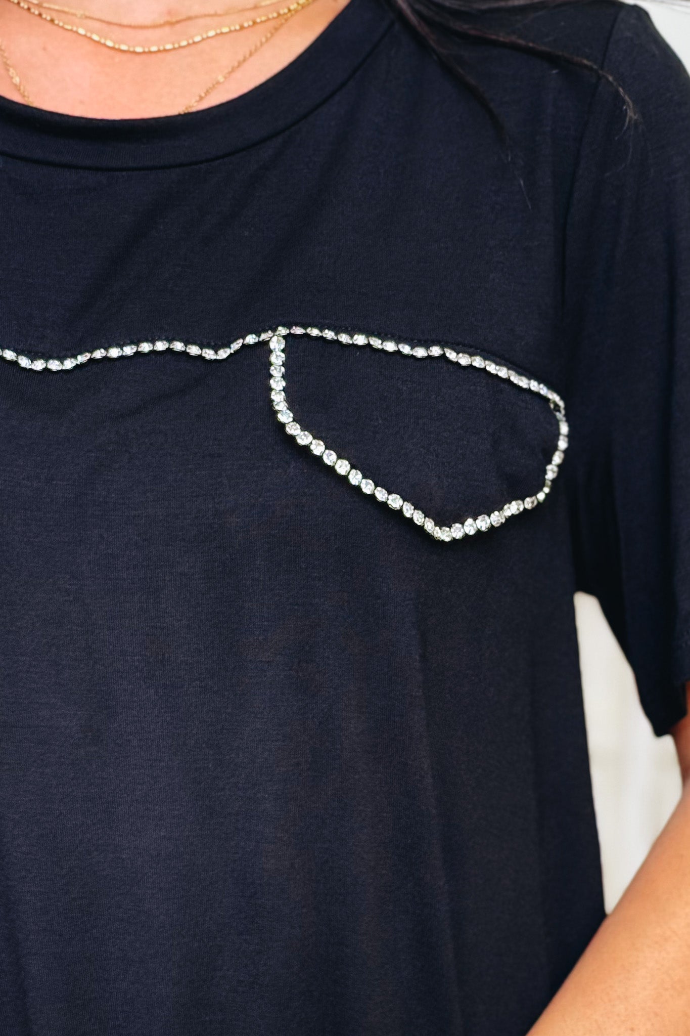 Pocketful Of Sparkle Top - 3 Colors !