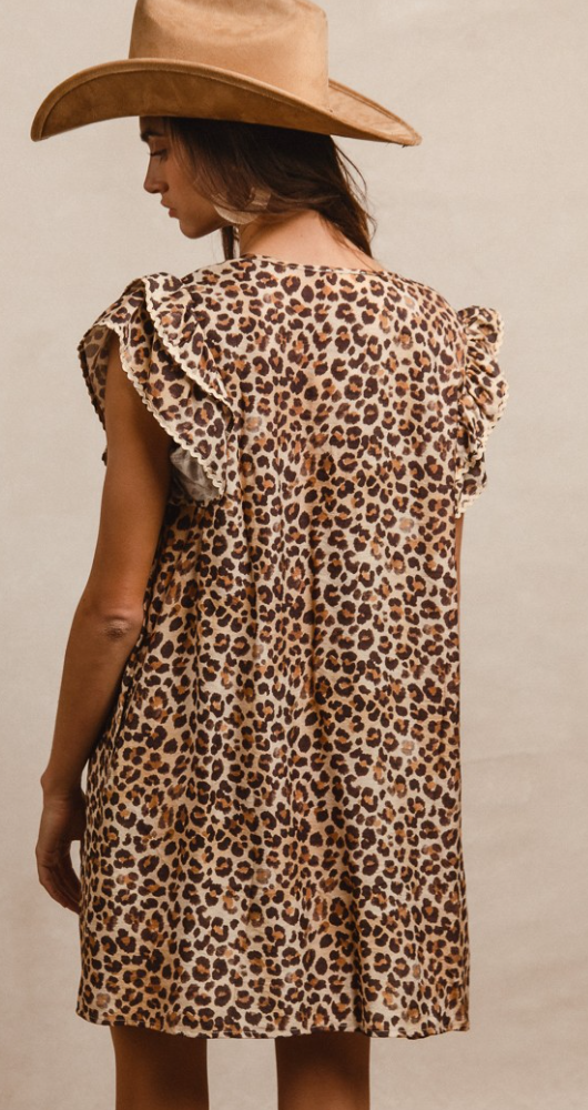 Keep It Coming Leopard Dress