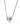 Charmed Life Necklace Blessed - Gunmetal - By Alexa Rae