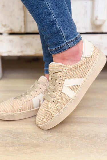 Corky's Friend Zone Sneakers - White Combo - By Alexa Rae