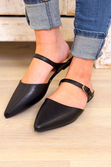 Corky's Wanna Grab Drinks Flats - Black - By Alexa Rae