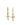 Cross Of Hope Earrings - Gold - By Alexa Rae