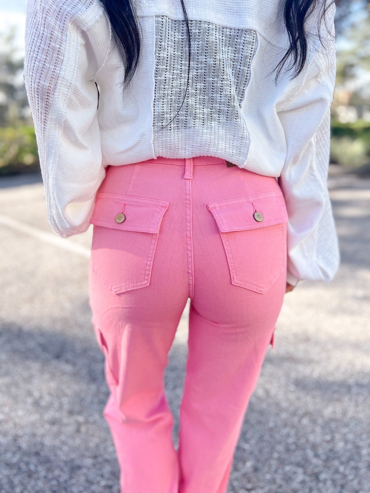 Judy Blue Candy Land High Rise Garment Dyed Straight Jeans *JB