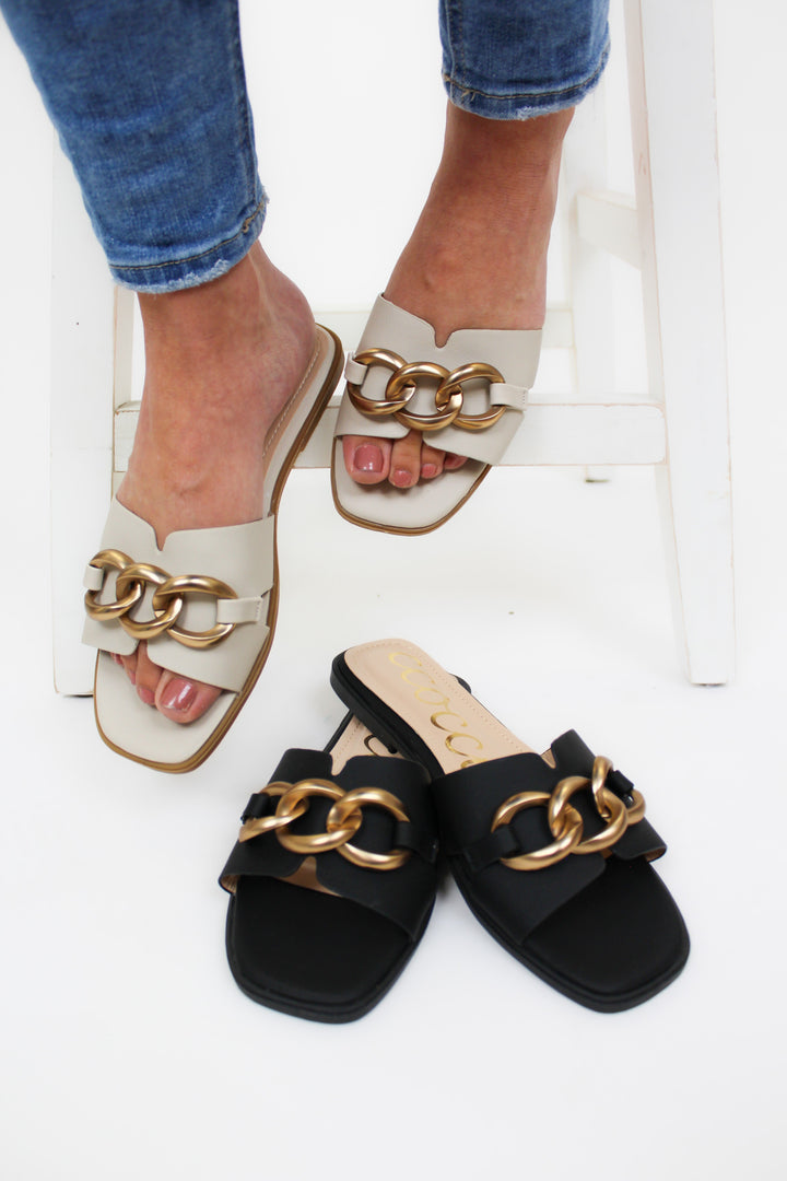 Ccocci Baylor Chain Sandal - 2 Colors!