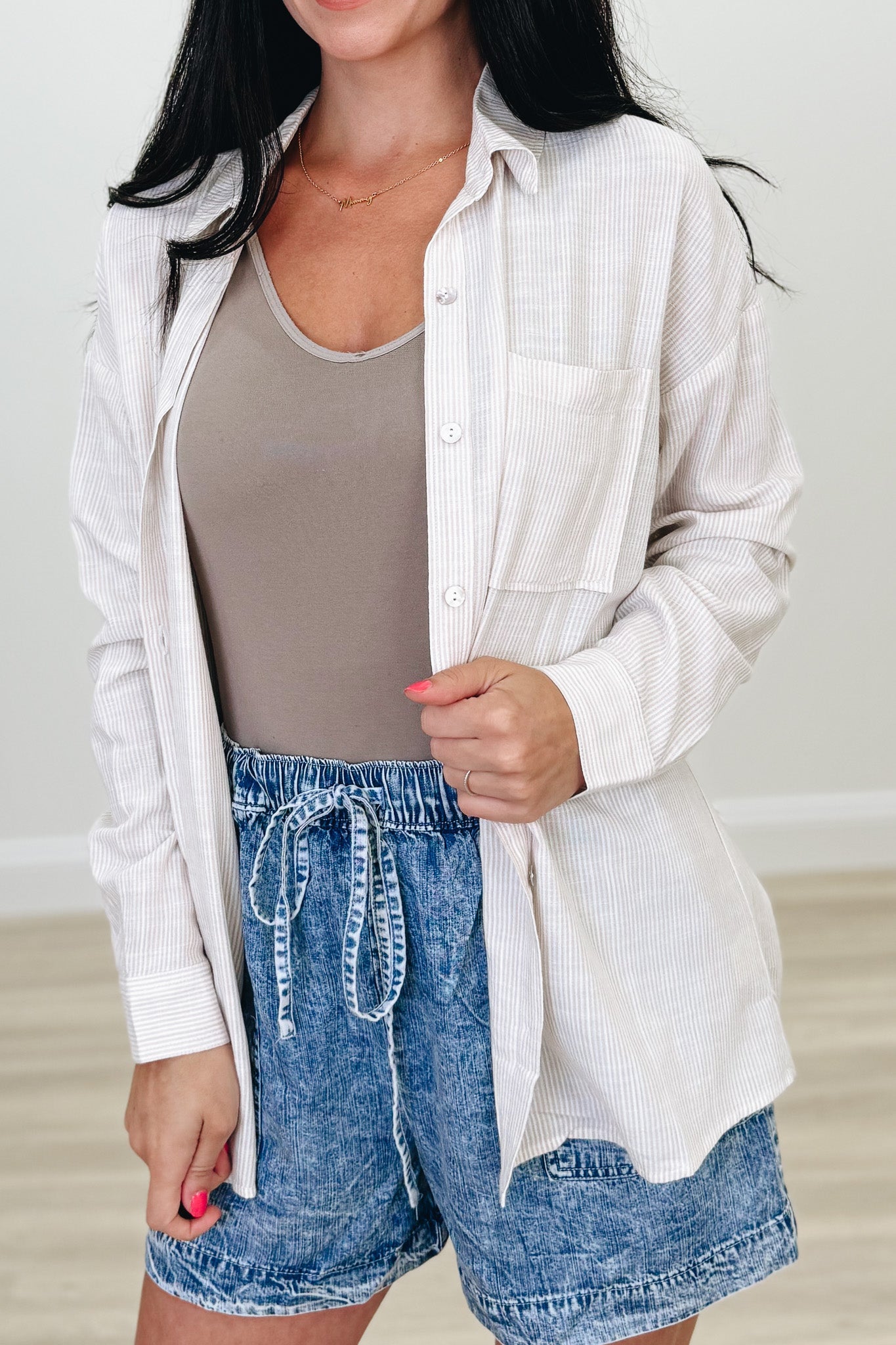 The Chic & Simple Button Down Top - 2 Colors!