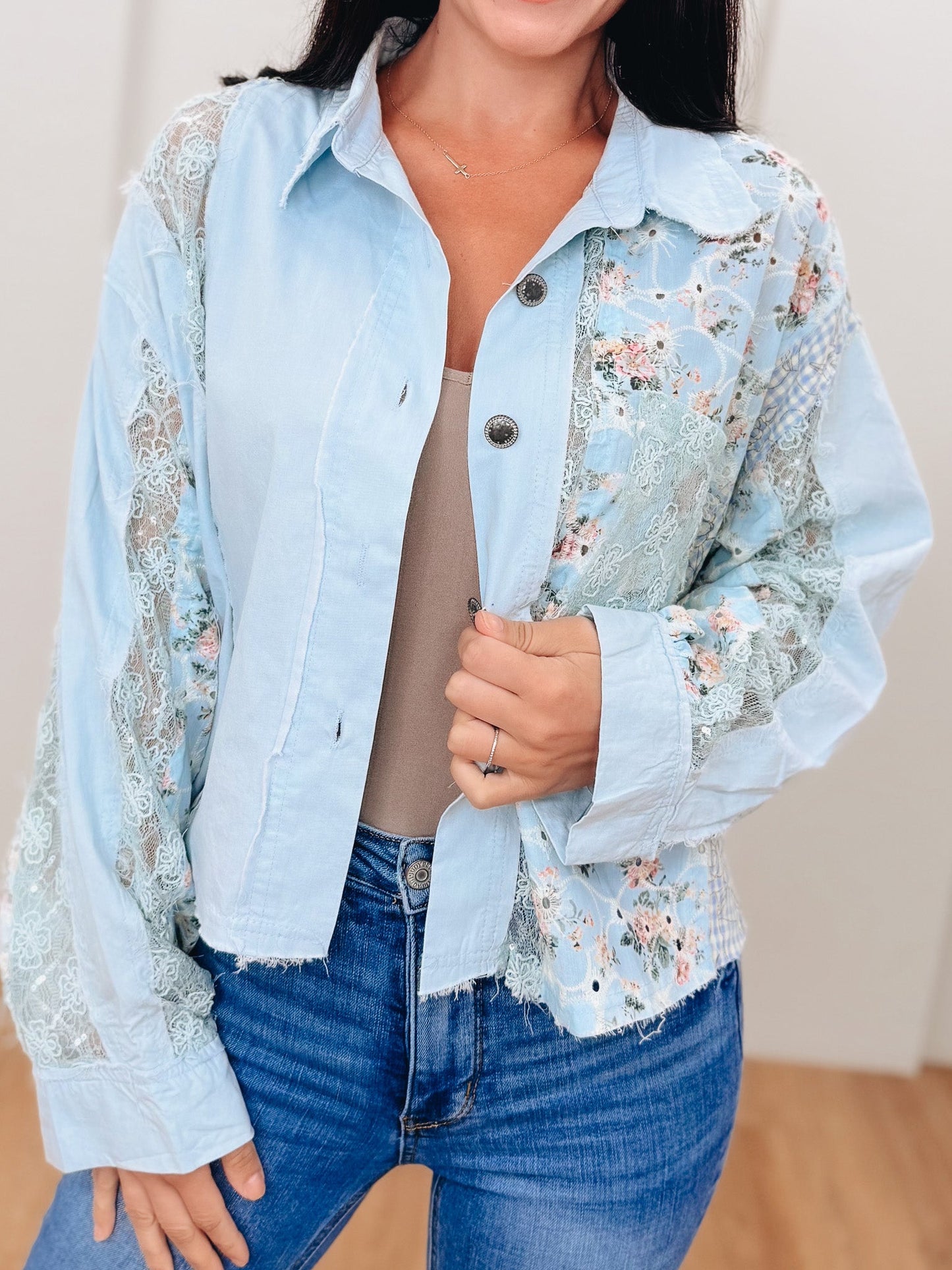 Laced In Love Shacket