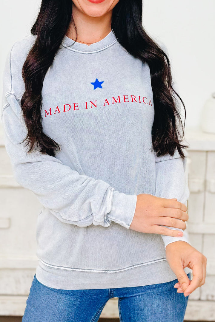 Made In America Graphic Sweatshirt - 2 Colors!