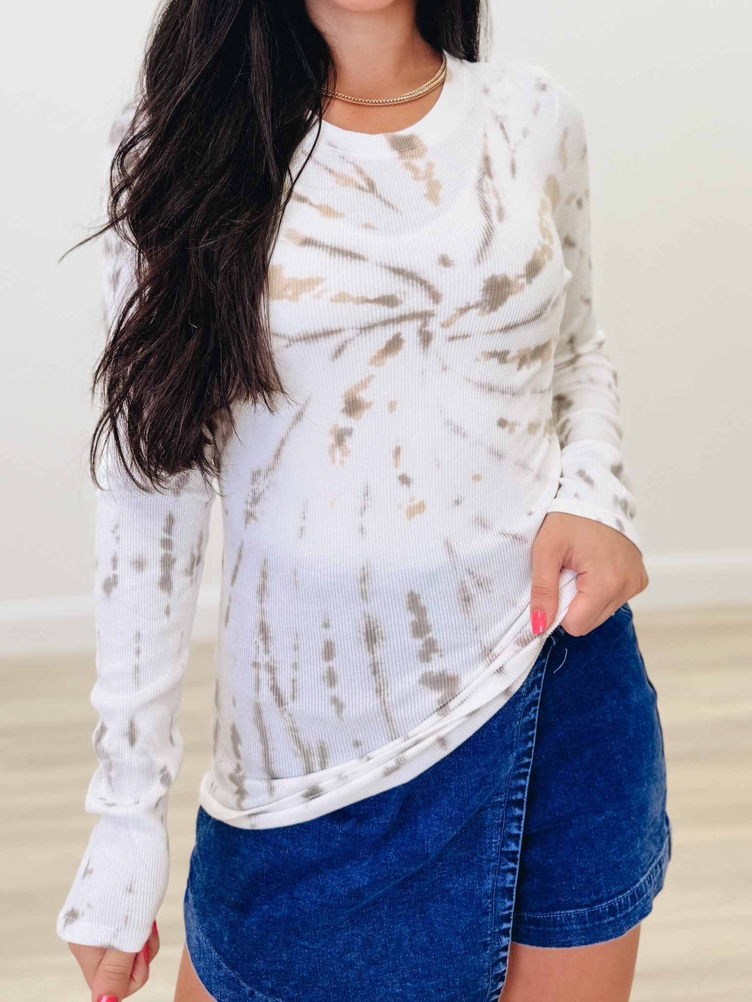 Swirl World Top- 2 Colors!