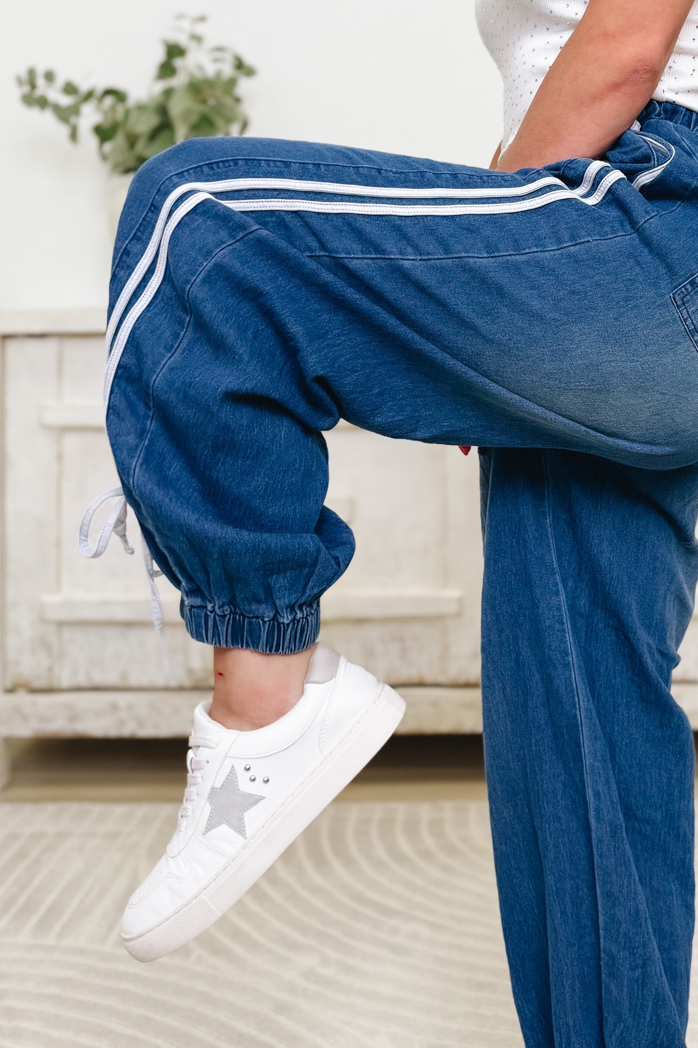 On Point Bow Pants - Off White